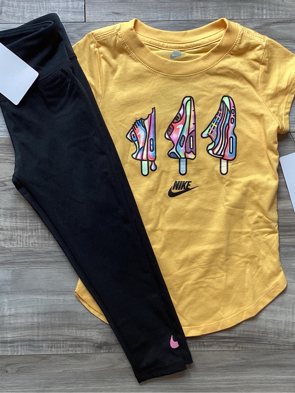 Nike Tee & leggings outfit girls size 4(NWT) ~PRICE IS FIRM, NO OFFERS~